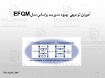 پاورپوینت بهبود مدیریت بر اساس مدل EFQM