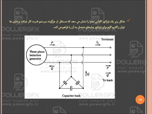 پاورپوینت ژنراتورهای القایی