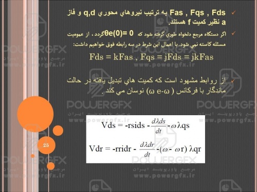 پاورپوینت ژنراتورهای القایی